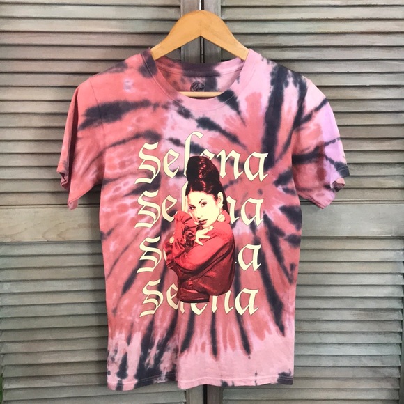 Tie-Dye Screen T-Shirt Selena - Picture 1 of 16